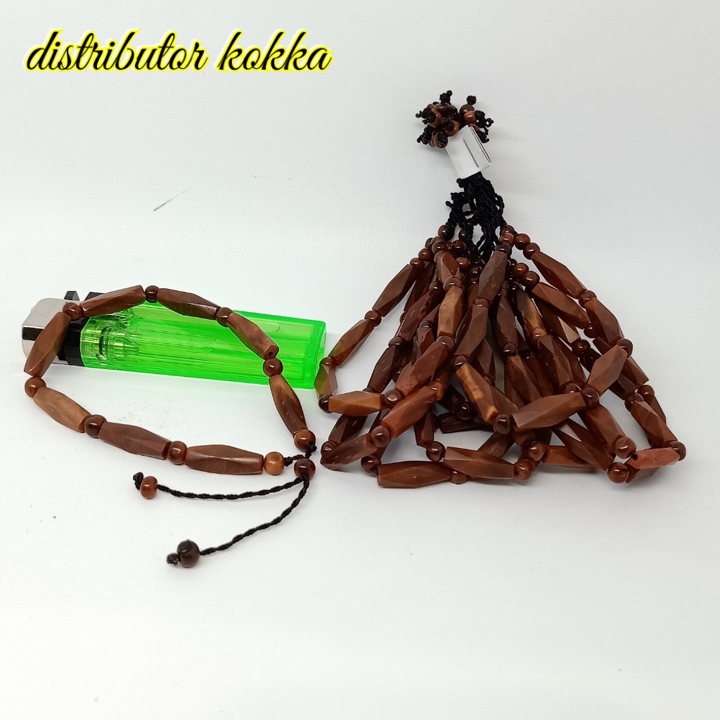 ( SUPER MURAH ) Harga grosir  10 pcs gelang Kokka kaukah  belimbing coklat