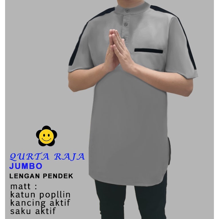 CTN Baju muslim koko QURTA pendek terlaris best seller