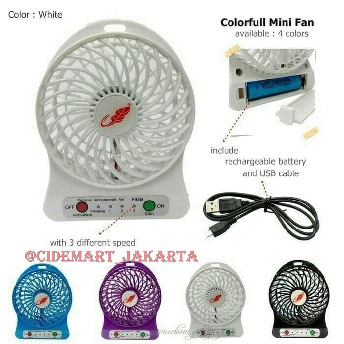 [COD] KIPAS ANGIN PORTABLE USB + SENTER / KIPAS MINI PORTABLE / MINI FAN