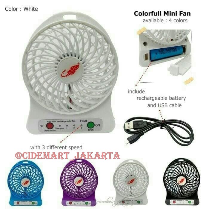 [COD] KIPAS ANGIN PORTABLE USB + SENTER / KIPAS MINI PORTABLE / MINI FAN