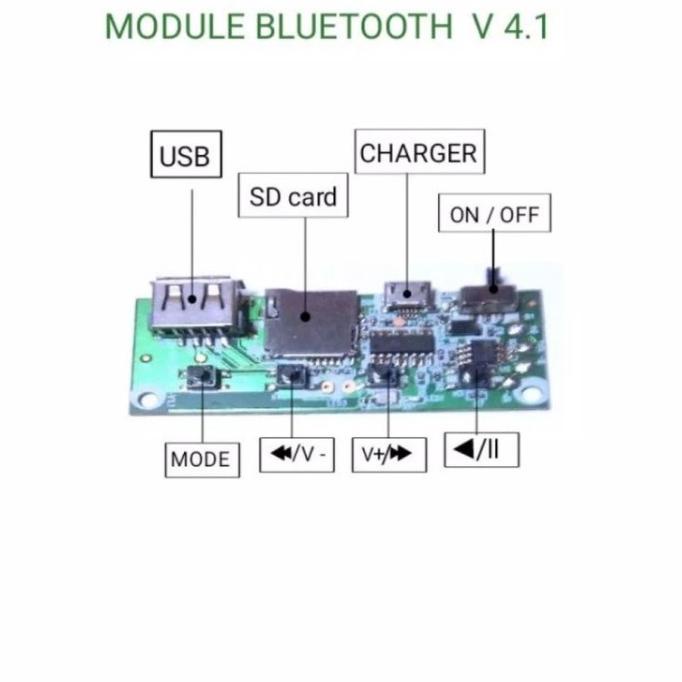 Kit Modul Speaker Bluetooth+Mp3+ Fm Radio/Pcb Drive Speaker Bkuetooth Very Chip