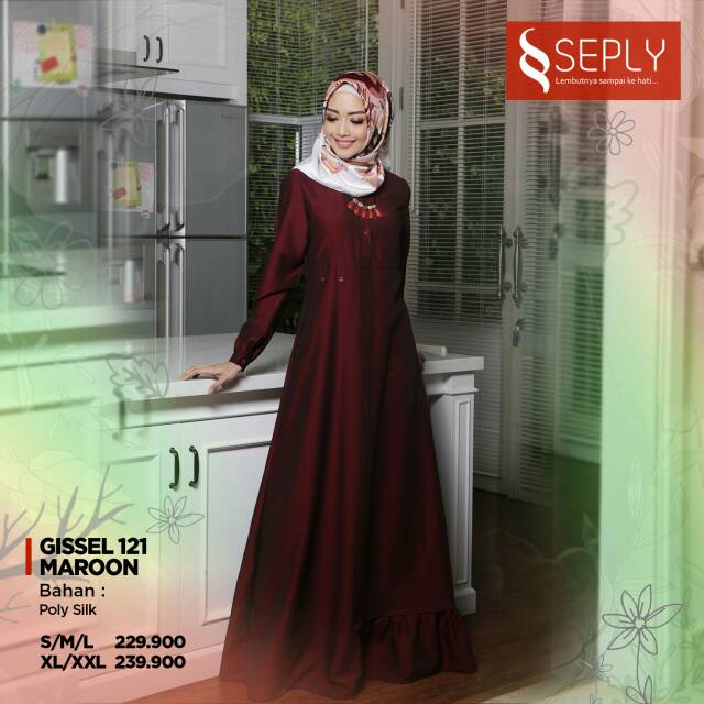 Jual Gamis  Syari Cantik Seply Misha 05 Gamis  Seply 