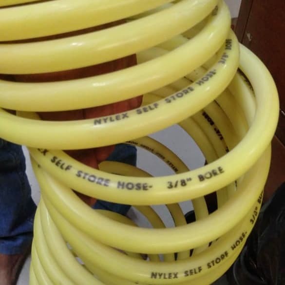 Nylex polyurethane spiral tubing 3/8"