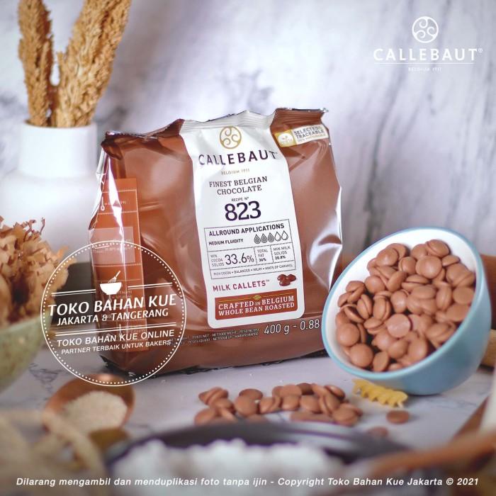 

Callebaut Chocolate Couverture Milk 33,6% 823Nv 400Gr Asli 823 Coklat