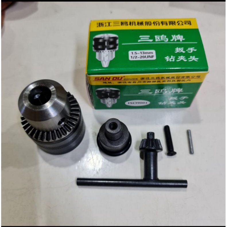 Adaptor bor impact wernch + kepala bor 13mm drill chuck 13mm