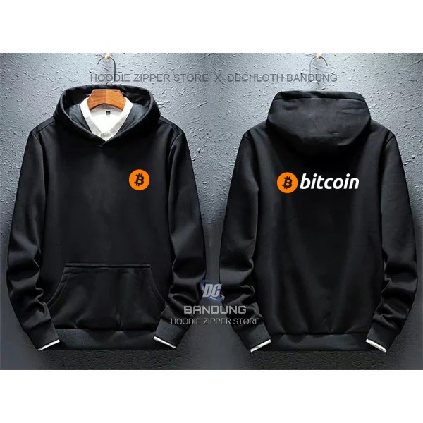 JAKET HOODIE BITCOIN