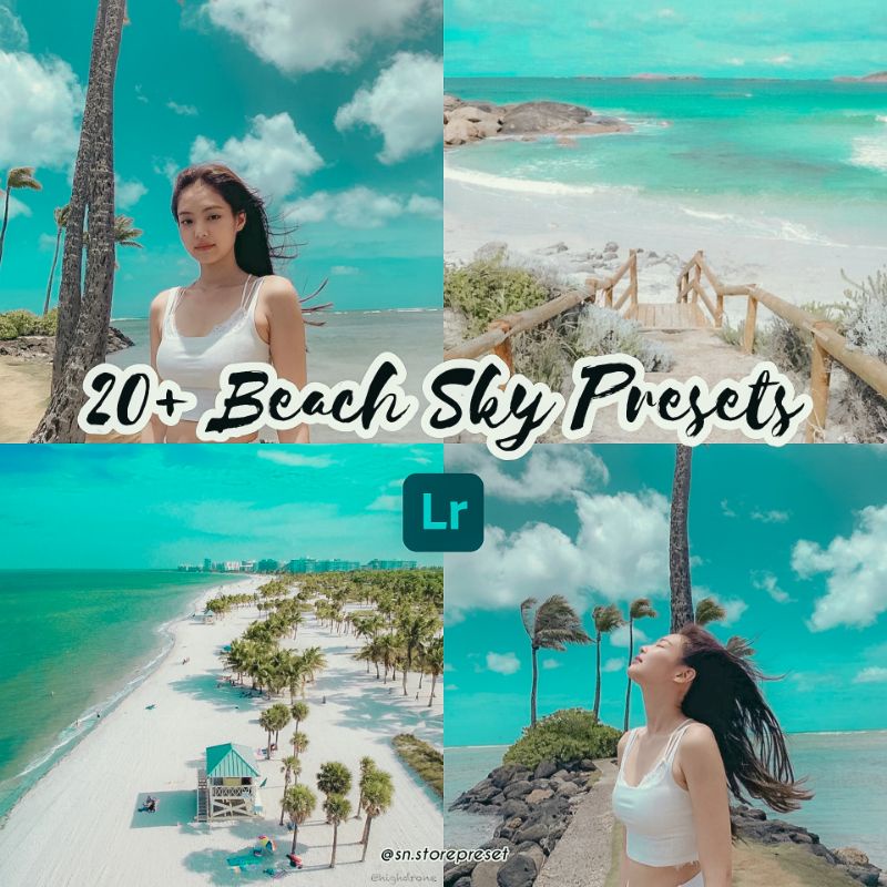 20+ PRESET LIGHTROOM BEACH SKY SERIES For IOS &amp; Android