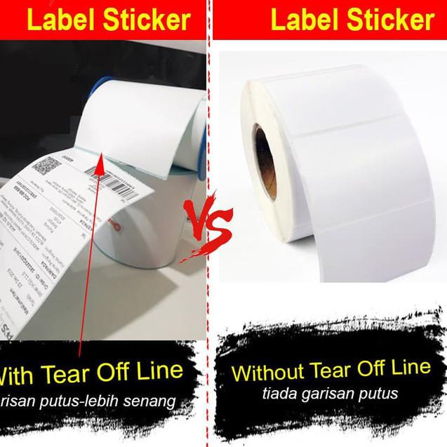 

➫ Kertas Stiker Printer Label Thermal 100x150 mm ●