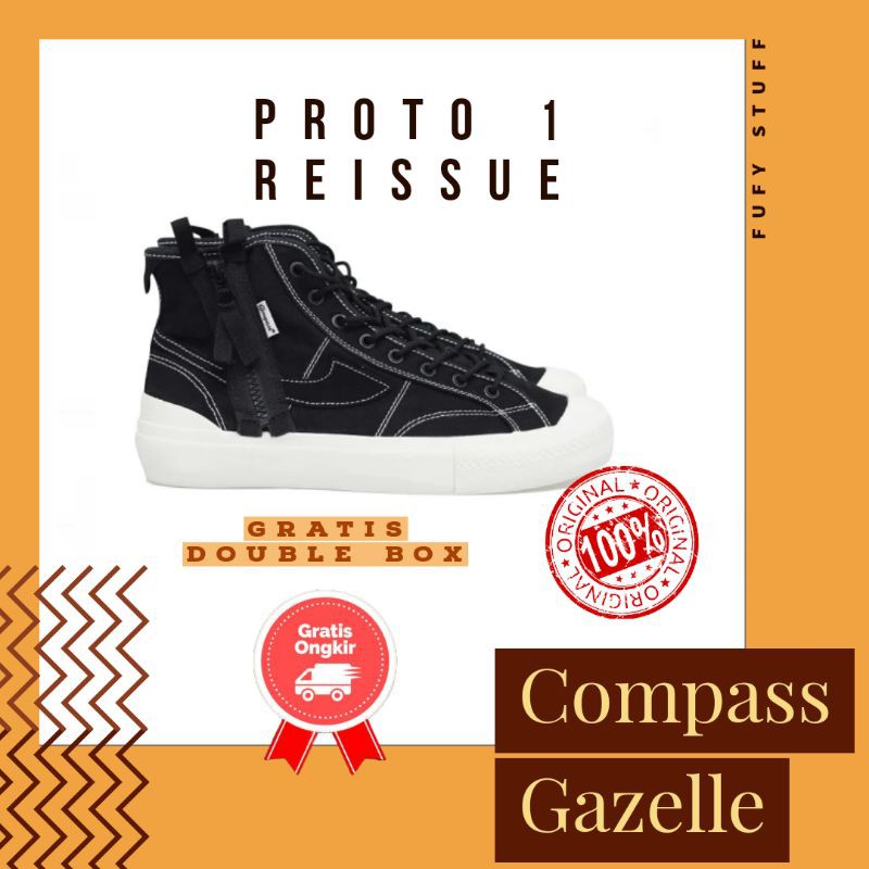 Sepatu Compass R&D Proto 1 Reissue Hi High