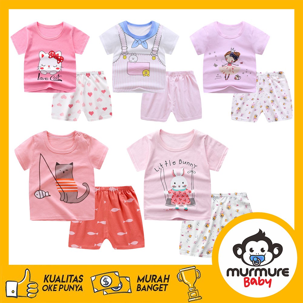 MURMURE.BABY | SETELAN ANAK IMPORT HIGH QUALITY/ SETELAN ANAK MURAH / SETELAN BAYI KARAKTER / BAJU BAYI PEREMPUAN