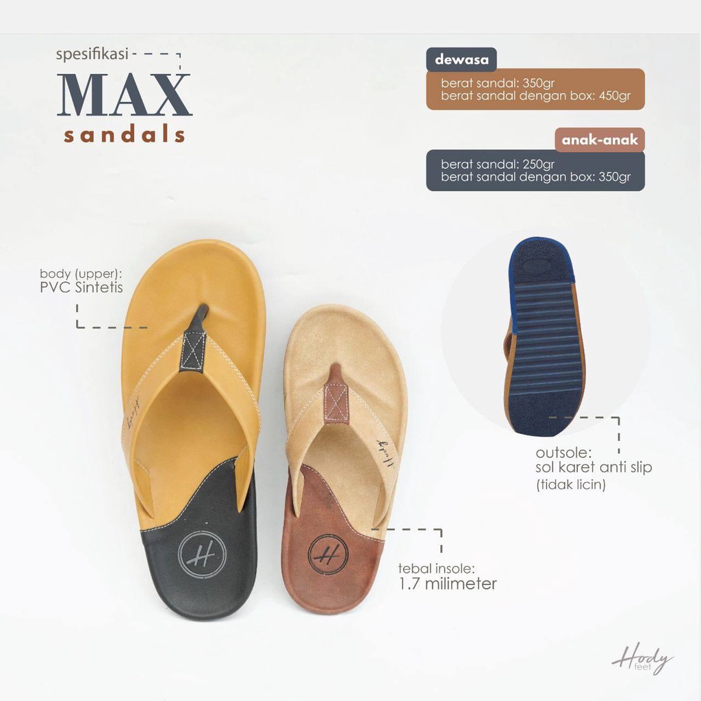 Sandal Pria Max By Hody