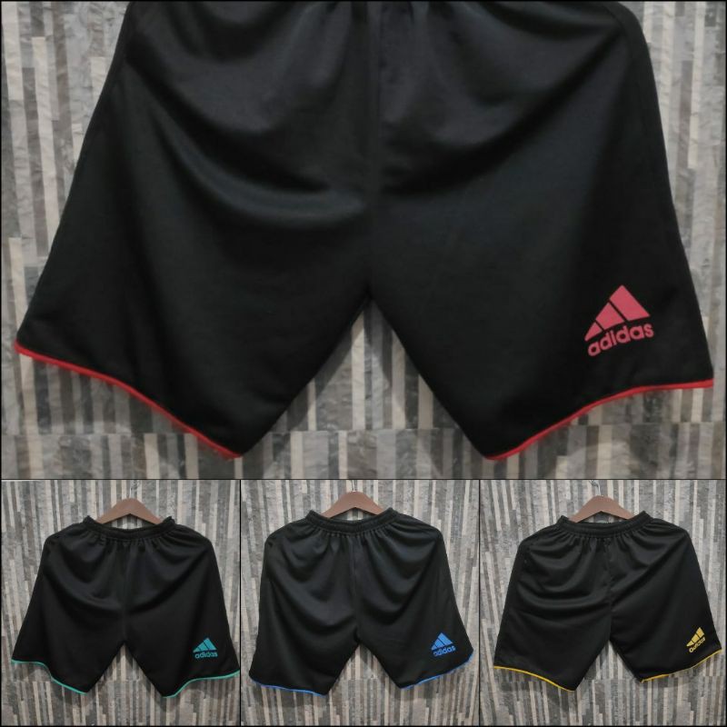 CELANA PENDEK OLAHRAGA KOLOR PRIA FUTSAL VOLLEY POLOS HITAM M1ZUN0 MEN SPORT SHORT