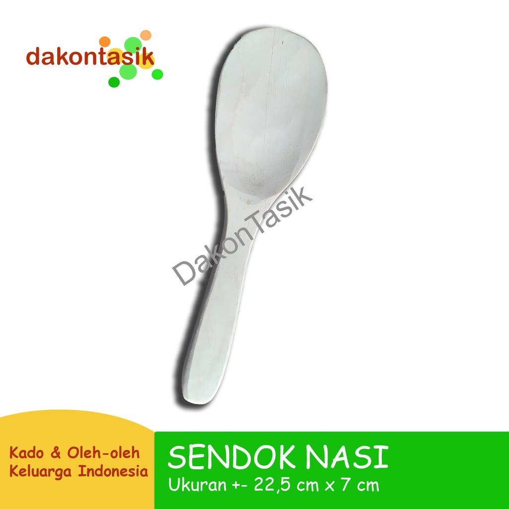 DakonTasik - Sendok Centong Nasi Kayu