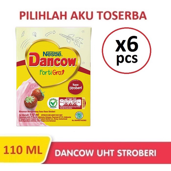 

Susu DANCOW UHT STROBERI FortiGro - 110 ml ( HARGA PAKET ISI 6 PCS )