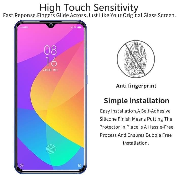 Wiko Harry View 4 Lite Y61  Tempered Glass Clear Anti Gores Kaca Bening Screen Protector