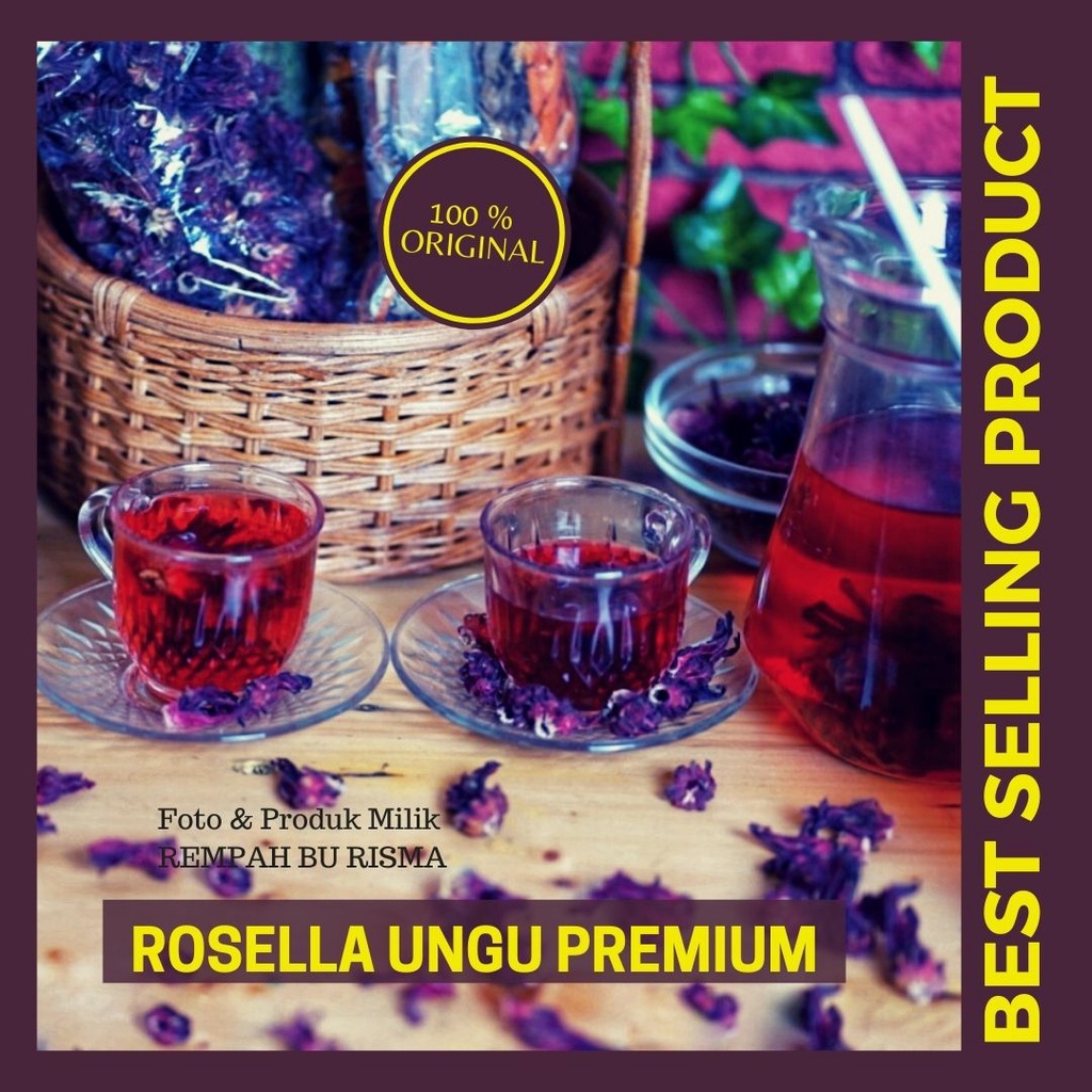 

Rosela Ungu 1 Kg Premium Rempah Bu Risma