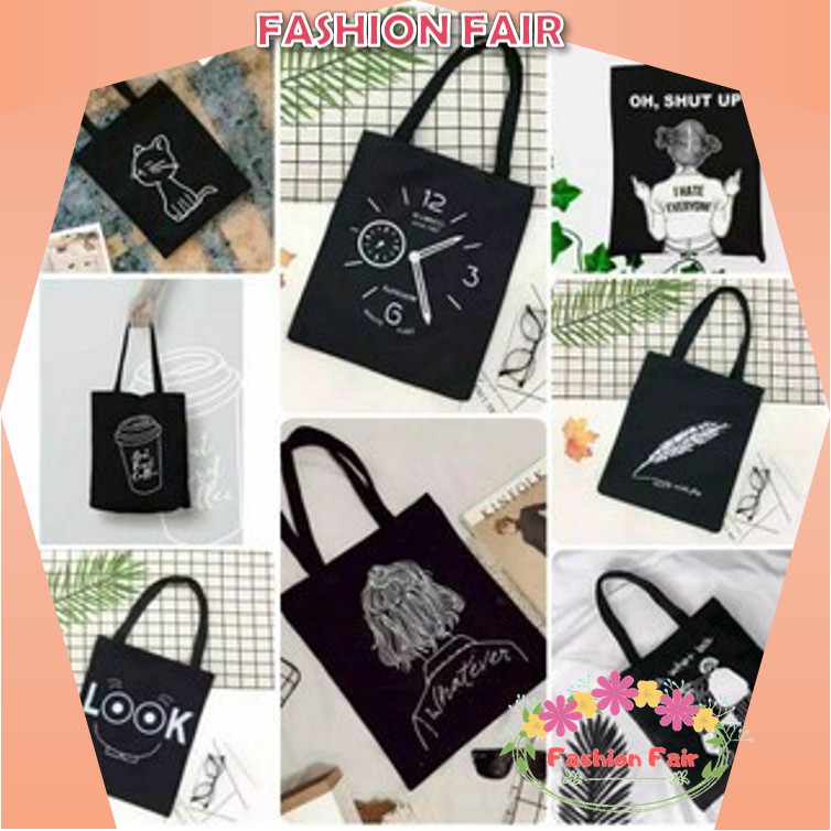 [LOKAL] Fashion Fair - ToteBag RESLETING tote bag custom tote wanita kpop murah custom motif