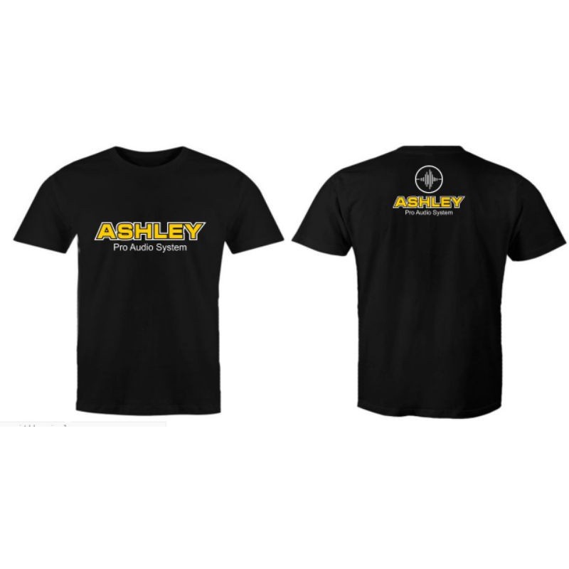 T-SHIRT KAOS DISTRO ASHLEY SABLON KUNING / KAOS ASHLEY / T-SHIRT ASHLEY / KAOS AUDIO SOUND SYSTEM