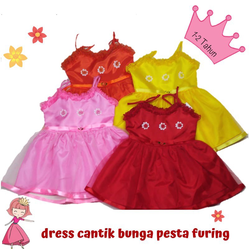 DRESS ANAK PEREMPUAN CANTIK FURING -ALEXAGROSIR