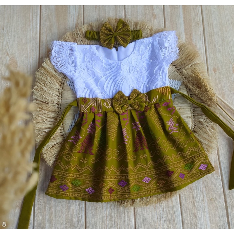 kebaya dress songket anak