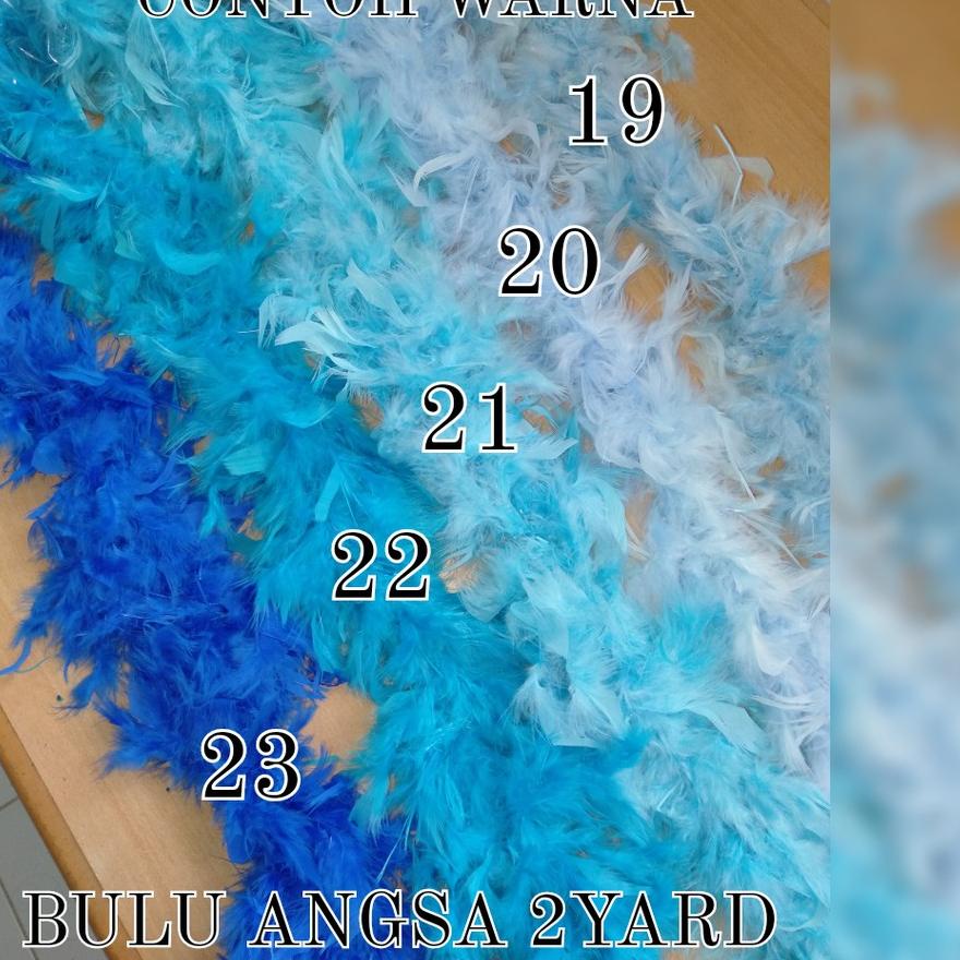 HIASAN BULU ANGSA / BULU ANGSA JAHIT / AKSESORIS BULU ANGSA WARNA WARNI / MISC BULU ANGSA ,.
