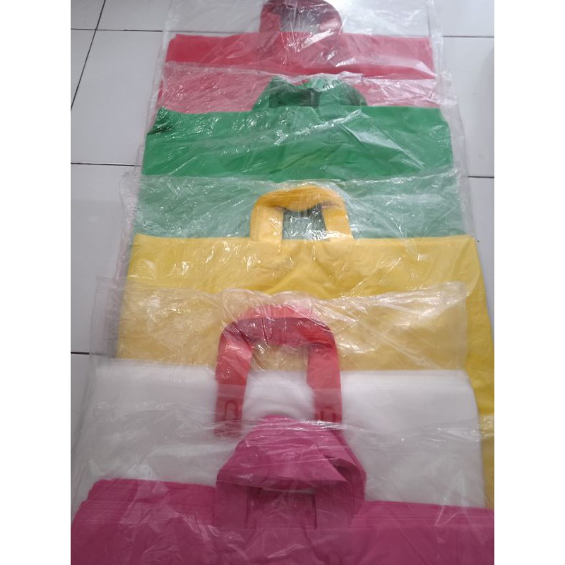 

Tas belanja cangklong/shopping bag plastik/tas plastik tali handle 45 x 55 cm Panfix