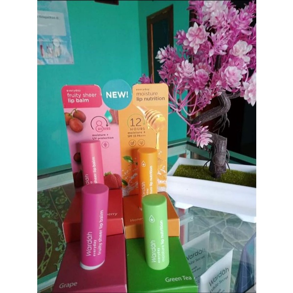 {100% ORI} WARDAH EVERYDAY FRUITY LIP BALM