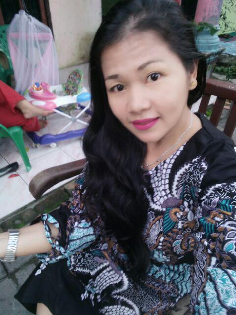 Batik Couple_maora Sania Ruffle Batik Couple Ori Ndoro Jowi Dnt Garansi Termurah