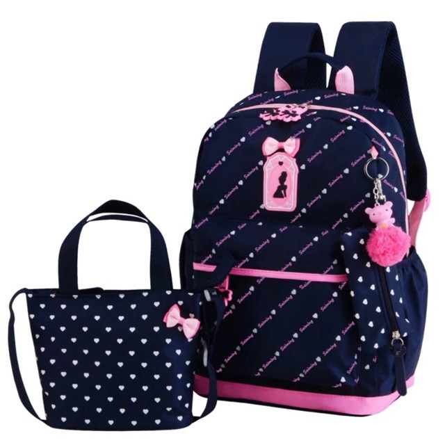 [LOKAL] DOMMO - D1132 TAS DINIR LOVE DARI JAKARTA Tas Ransel Backpack Korea Lucu Morymony