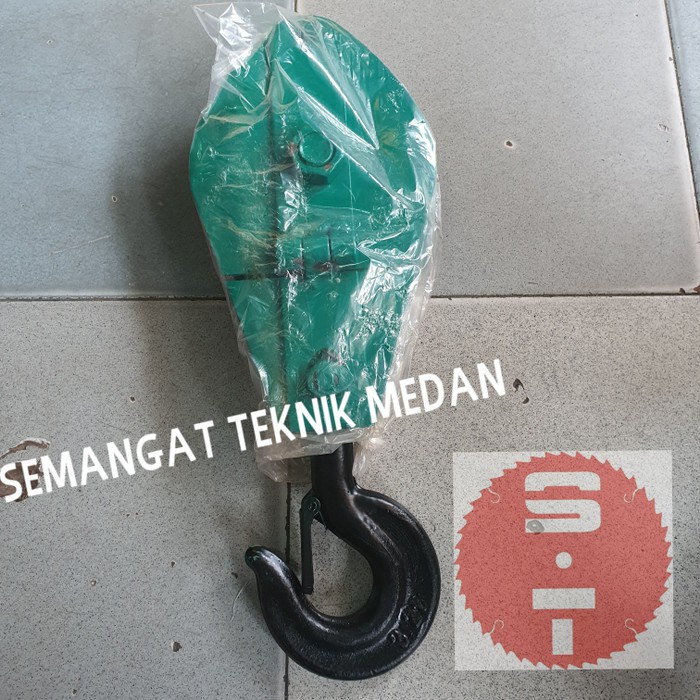 KATROL SINGLE KAPAL KEREKAN TIMBA BARANG PULLEY BLOCK 3,2TON 3 , 2 TON