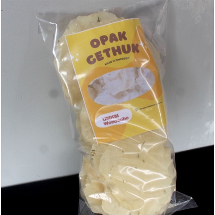 

Opak Gethuk Makanan - Snack - Cemilan - Kerupuk Khas Wonosbobo - Sobofood