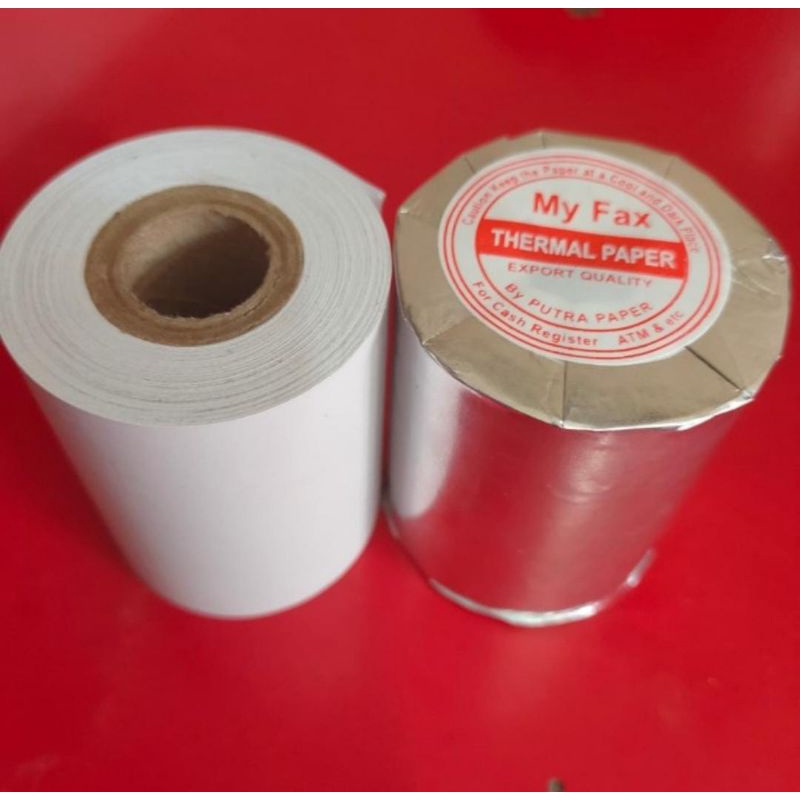 

Kertas kasir thermal ukuran 58x48paket1pakisi10rolll