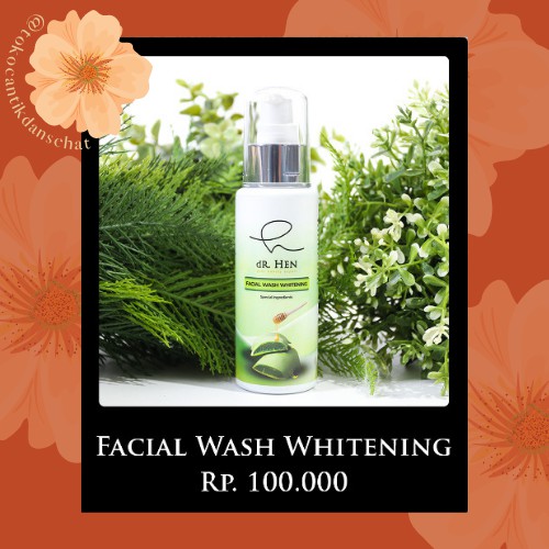 dR. Hen Facial Wash Whitening - dR. Hen Skincare by Athena Group