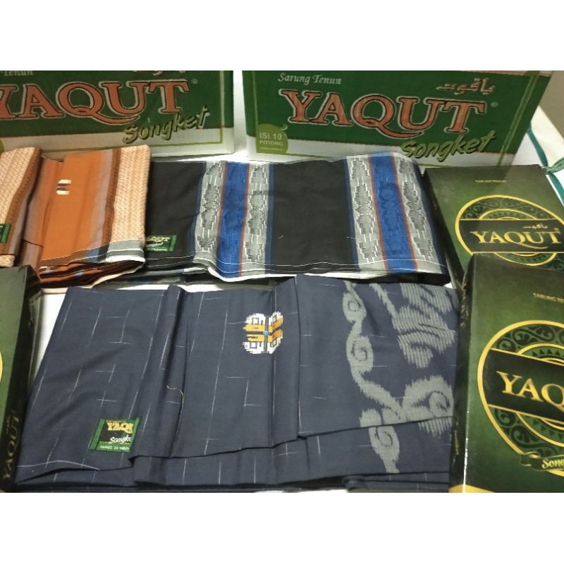 GROSIR sarung Atlas songket afkir merk yaqut Songket 10 pcs