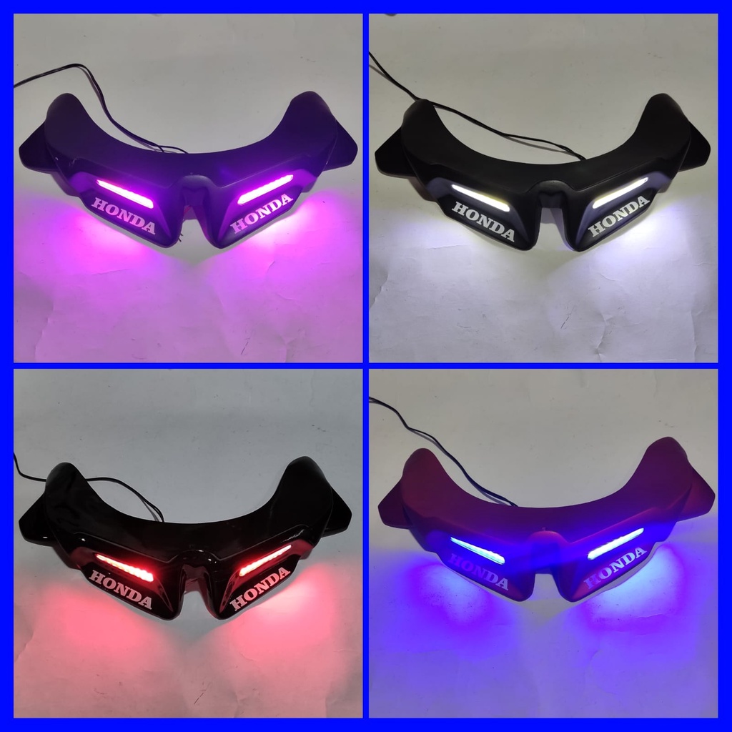 winglet plus lampu vario 160 new galaxy sayap lampu bawah vario 160 new