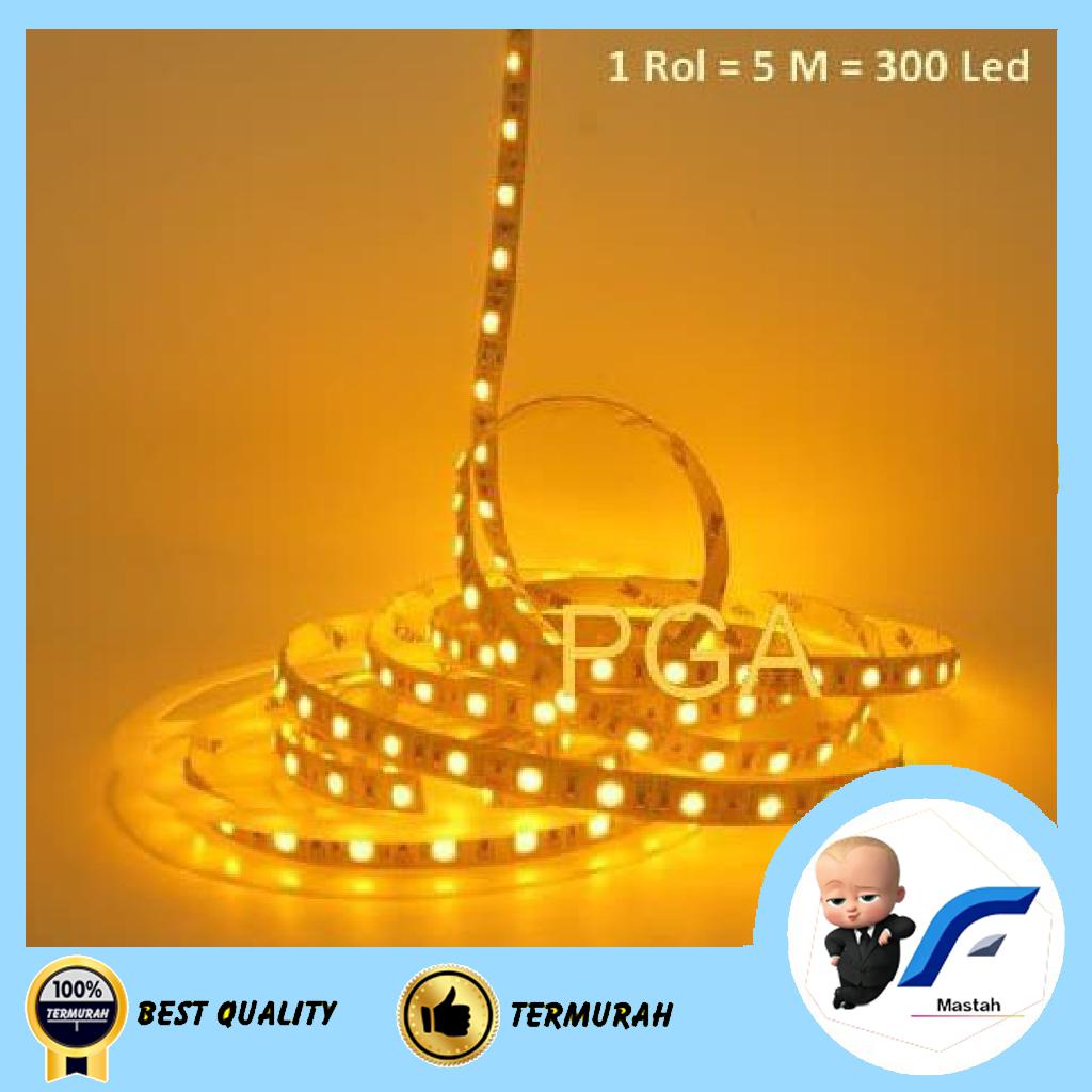 Lampu Led Strip 3528 Kuning lampu Serbaguna panjang 5 meter