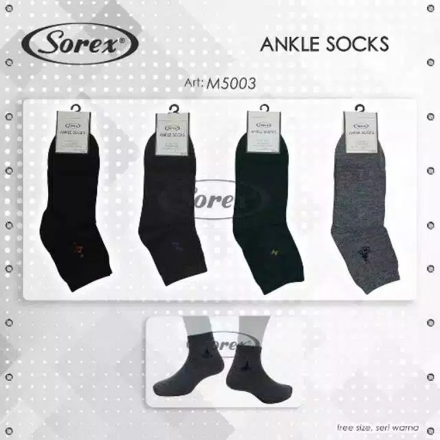 Kaos Kaki Pria Sorex Men Socks Art M5001/M5002/M5004/5101/5102