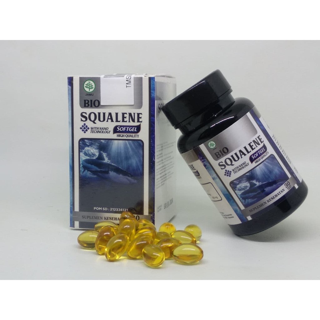 Minyak Hati Ikan Hiu Omega 3-6-9 EPA &amp; DHA Bio Squalene - Squalen 30 Softgel Halal