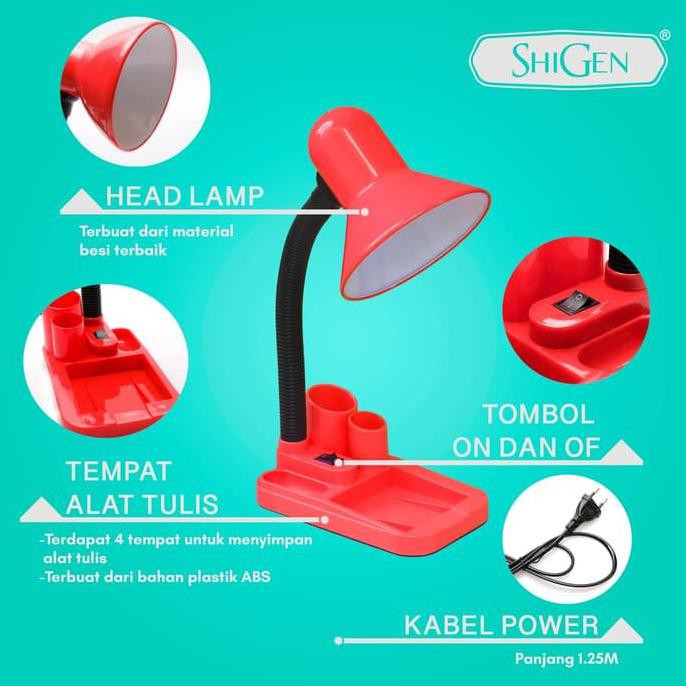 

Sinte Lampu Belajar Shigen Ada Tempat Pensil Bolpoin Meja Baca Sg8808 Sin-Ter51 Buru Order