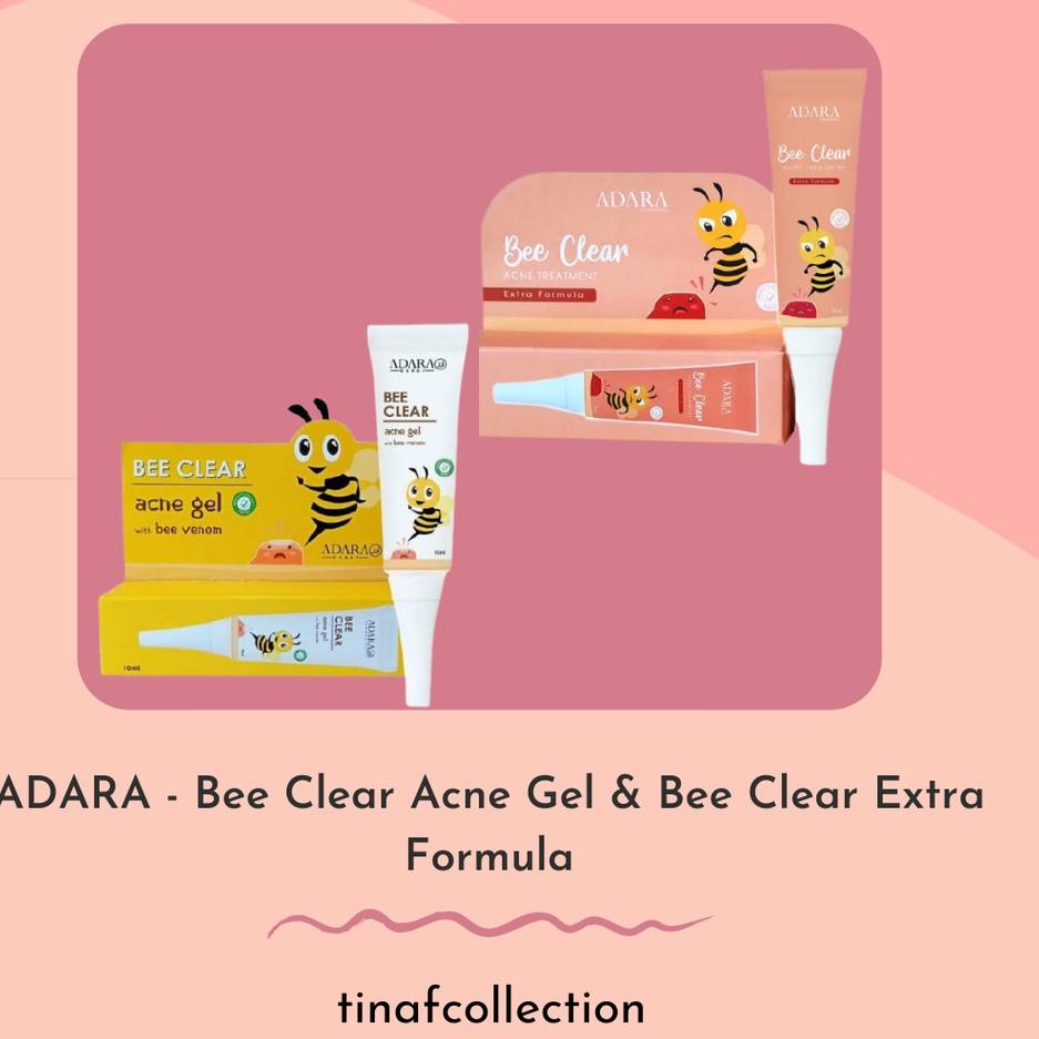 Harga Laris ADARA - Bee Clear Acne Gel &amp; Bee Clear Extra Formula