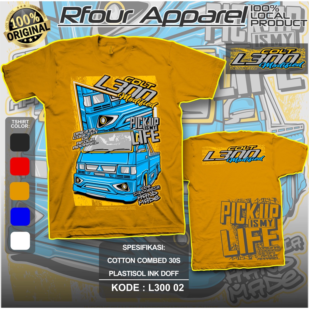 kaos l300 pick up baju kaos l300 elsa mania indonesia original rfour kaos pria distro kata kata l300