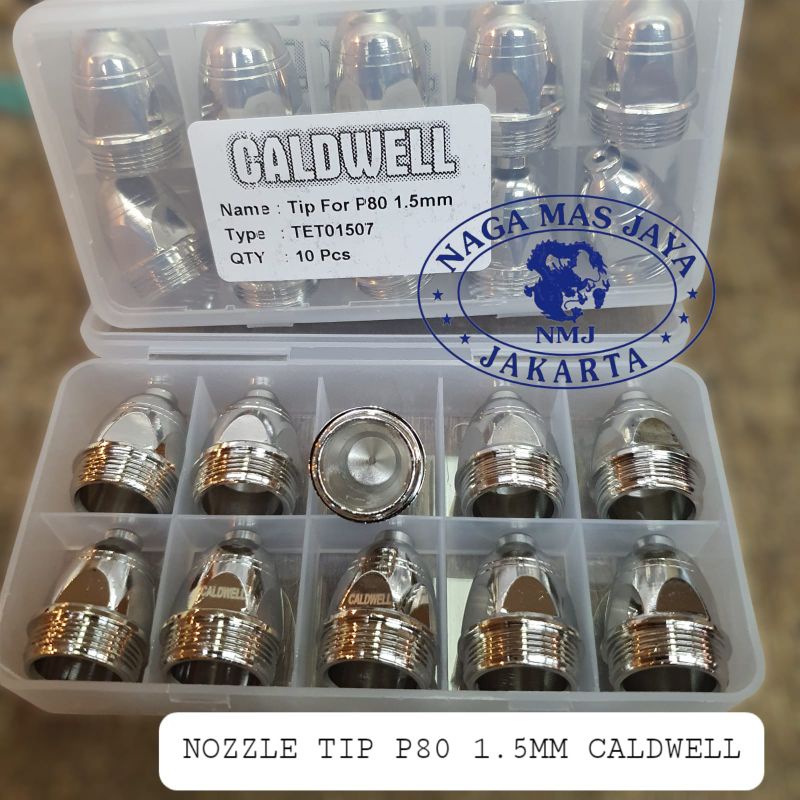CALDWELL NOZZLE TIP P80 / NOZZLE PLASMA CUT 100 P80 / NOZZLE TIP PLASMA P 80 CALDWELL