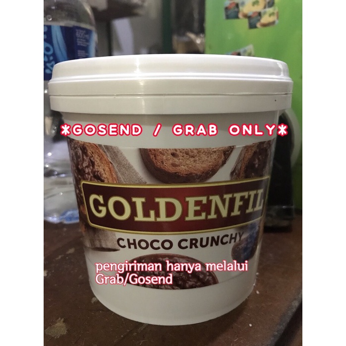 

SELAI- CHOCO CRUNCHY GOLDENFIL 1KG - SELAI COKELAT GOSEND ONLY!!! -SELAI.