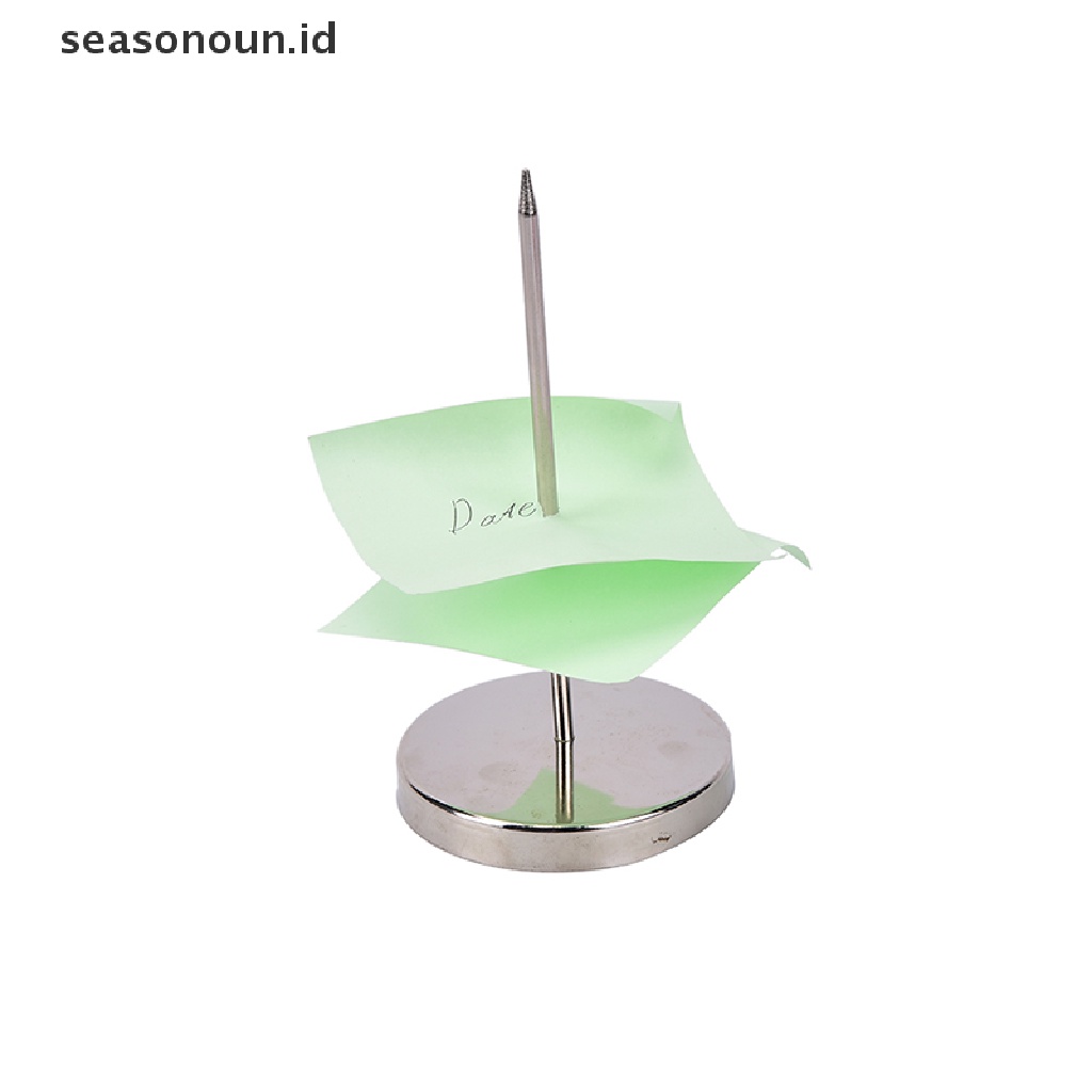 【seasonoun】 Safe Memo Holder Spike Stick for Bill Receipt Note Paper Order Office Desk .