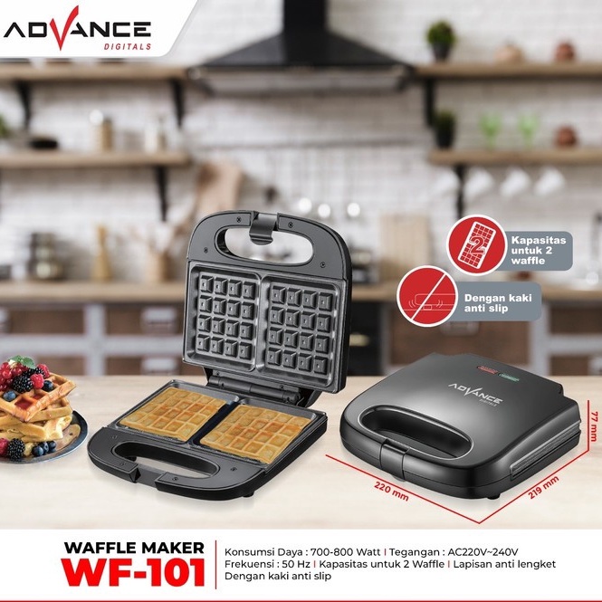 Advance Waffle Maker Cetakan Waffle WF-101