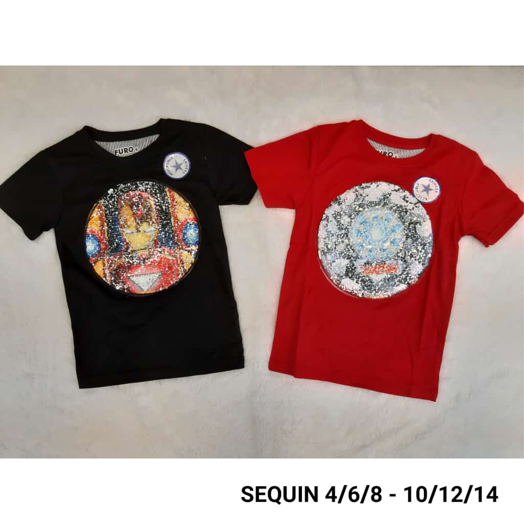 GROSIR 3pcs Atasan Anak  SEQUIN FURO  FURO  THAILAND Kaos   GROSIR 3pcs Atasan Anak  SEQUIN FURO  FURO  THAILAND Kaos