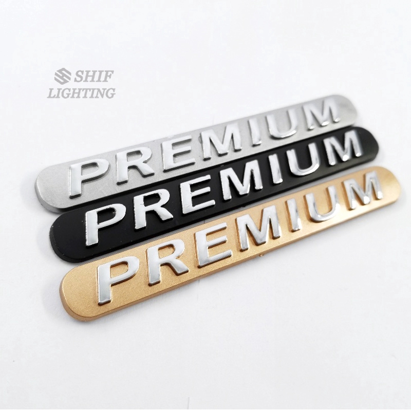 1pc Stiker Emblem Premium Pengganti Bahan Abs Untuk Mobil Universal