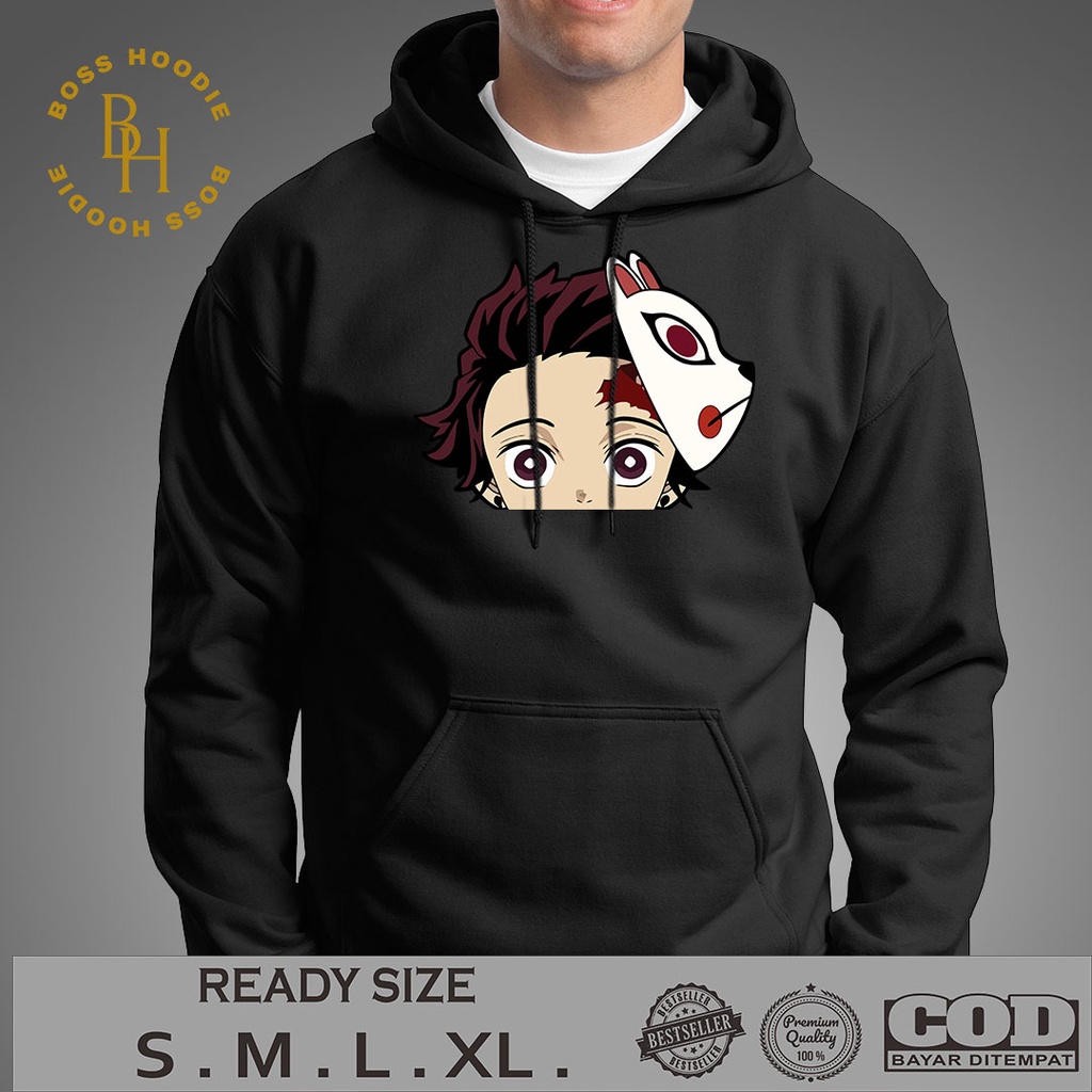 HOODIE TANJIRO ANIME | HOODIE PRIA | JAKET ANIME | HOODIE KEREN