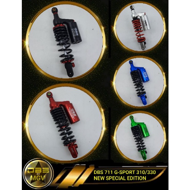 Shock DBS 711 new special edition shock tabung MIO - XEON - BEAT - SCOOPY - VARIO 125 - VARIO 150 Sh