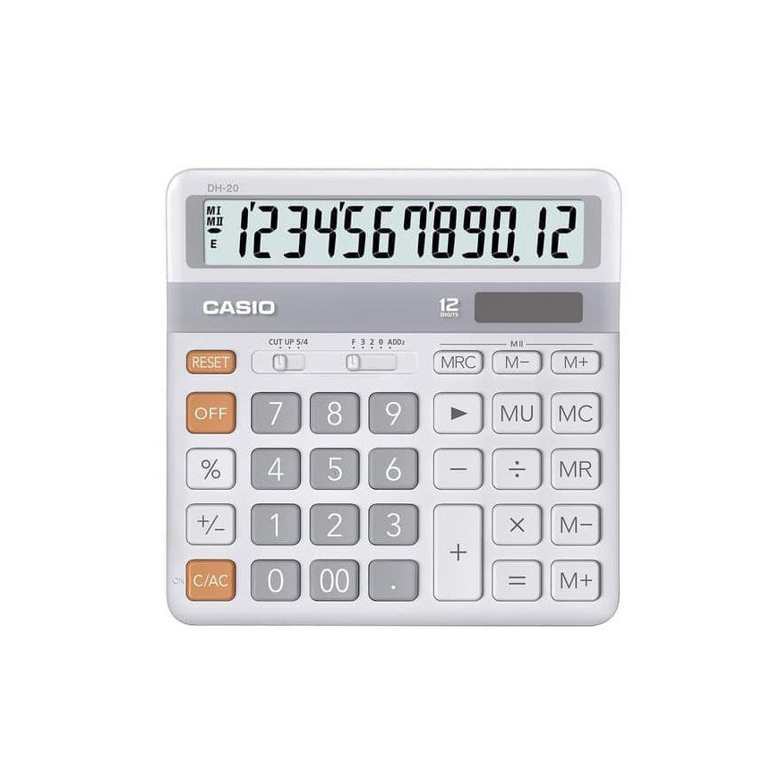 

IPROMOl Kalkulator Casio DH-20 NEW & ORIGINAL - Putih IBDLl